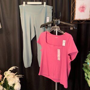 Old Navy Legging's & Top Bundle (NWT) (SZ 2X)